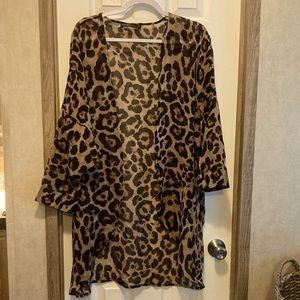 Leopard print cover